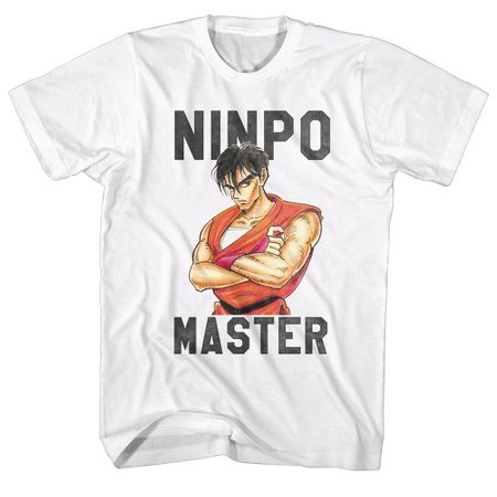 Final Fight Video Game Shirt Ninja Skills White T-Shirt
