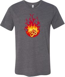 Fire OM Burnout Yoga Shirt