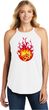 Fire OM Ladies Tri Blend Rocker Yoga Tank Top