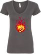 Fire OM Ladies V-Neck Yoga Shirt