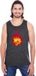 Fire OM Tri Blend Mens Yoga Tank Top
