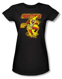 Firestorm Juniors T-shirt - DC Comics Black Tee