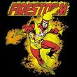 Firestorm T-shirt - DC Comics Adult Black Tee