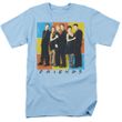 Friends "Flock of Friends" Adult T-shirt - Light Blue