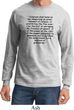 First Amendment Long Sleeve Shirt