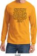 First Amendment Long Sleeve Shirt