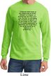 First Amendment Long Sleeve Shirt