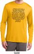 First Amendment Mens Dry Wicking Long Sleeve Shirt