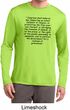 First Amendment Mens Dry Wicking Long Sleeve Shirt