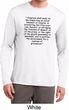 First Amendment Mens Dry Wicking Long Sleeve Shirt