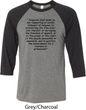 First Amendment Mens Raglan Shirt