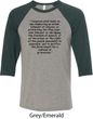 First Amendment Mens Raglan Shirt
