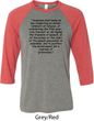 First Amendment Mens Raglan Shirt