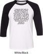 First Amendment Mens Raglan Shirt