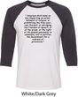 First Amendment Mens Raglan Shirt