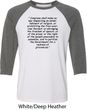 First Amendment Mens Raglan Shirt