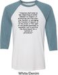 First Amendment Mens Raglan Shirt
