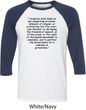 First Amendment Mens Raglan Shirt