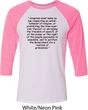First Amendment Mens Raglan Shirt