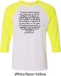 First Amendment Mens Raglan Shirt