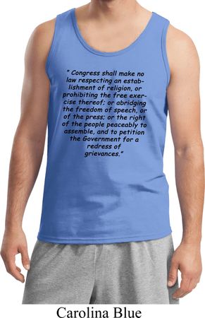 First Amendment Mens Tank Top
