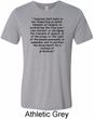 First Amendment Mens Tri Blend Crewneck Shirt