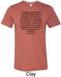 First Amendment Mens Tri Blend Crewneck Shirt