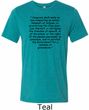 First Amendment Mens Tri Blend Crewneck Shirt