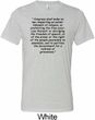 First Amendment Mens Tri Blend Crewneck Shirt