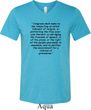 First Amendment Mens Tri Blend V-neck Shirt