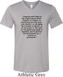 First Amendment Mens Tri Blend V-neck Shirt
