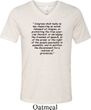First Amendment Mens Tri Blend V-neck Shirt