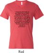 First Amendment Mens Tri Blend V-neck Shirt