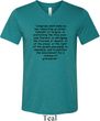 First Amendment Mens Tri Blend V-neck Shirt