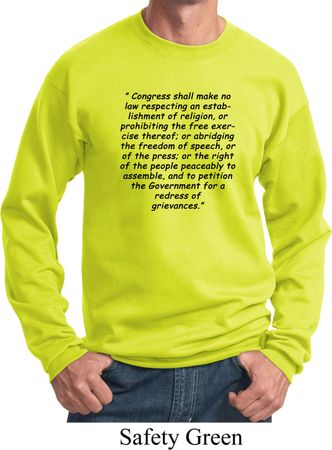 First Amendment Sweatshirt