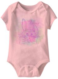 First Easter Funny Baby Romper Light Pink Infant Babies Creeper First Easter Funny Baby Romper Light Pink Infant Babies Creeper
