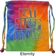 Fitness Bag Eat Sleep Train Tie Dye Bag