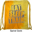 Fitness Bag Eat Sleep Train Tie Dye Bag