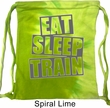Fitness Bag Eat Sleep Train Tie Dye Bag