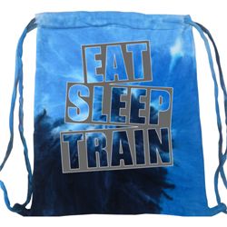 Fitness Bag Eat Sleep Train Tie Dye Bag Fitness Bag Eat Sleep Train Tie Dye Bag