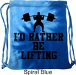 Fitness Bag I Rather Be Lifting Tie Dye Gym Bag