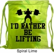 Fitness Bag I Rather Be Lifting Tie Dye Gym Bag