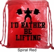 Fitness Bag I Rather Be Lifting Tie Dye Gym Bag