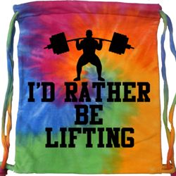Fitness Bag I Rather Be Lifting Tie Dye Gym Bag Fitness Bag I Rather Be Lifting Tie Dye Gym Bag
