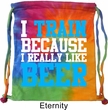 Fitness Bag I Train For Beer Tie Dye Bag