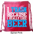 Fitness Bag I Train For Beer Tie Dye Bag