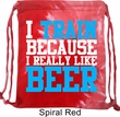 Fitness Bag I Train For Beer Tie Dye Bag
