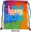 Fitness Bag I Train For Pizza Tie Dye Bag
