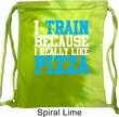 Fitness Bag I Train For Pizza Tie Dye Bag