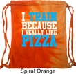 Fitness Bag I Train For Pizza Tie Dye Bag